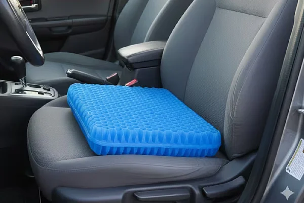 bluegoldusa GelSeat honeycomb cushion on office chair